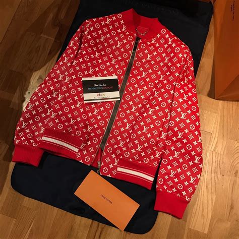 louis vuitton supreme jacket replica|Louis Vuitton supreme jacket price.